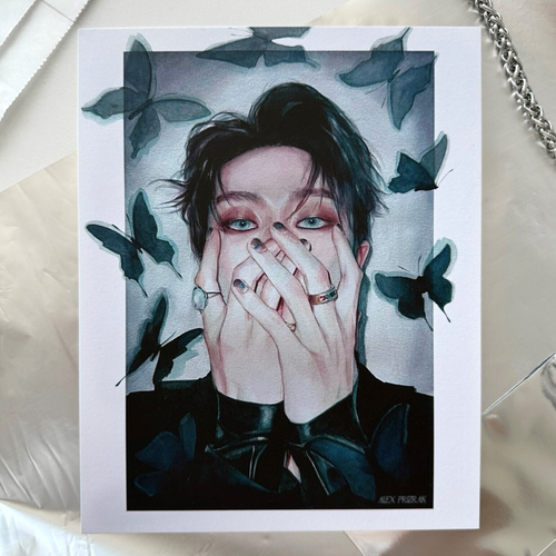 Арт принт / Алекс Призрак / SEVENTEEN / Минхао