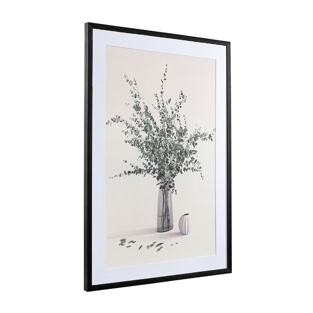Панно декоративное Plant с черной рамой, 50х70 см