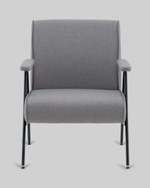 Кресло Эндино рогожка серый