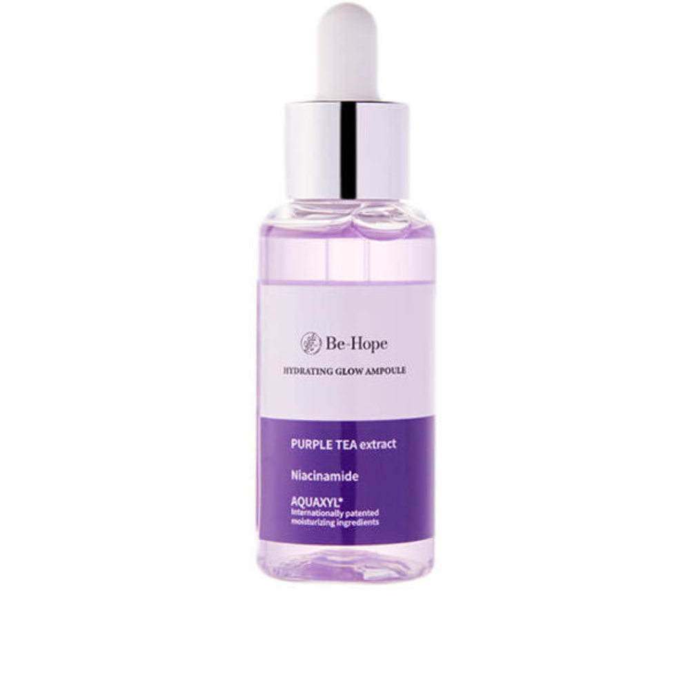 Be-Hope Hydrating Glow Ampoule cыворотка с экстрактом фиолетового чая для увлажнения и сияния кожи