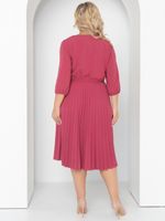 Платье Стильное гофре (пыльная роза) Diolche