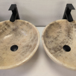 Раковина из оникса ПАРА! Bowl Grey TinLip BO-62977 45*45*17 42