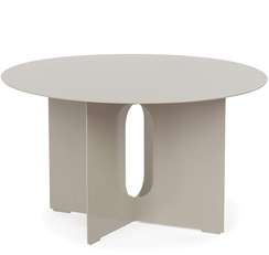 Кофейный стол Talaya Ø65х37 см, бежевый металл