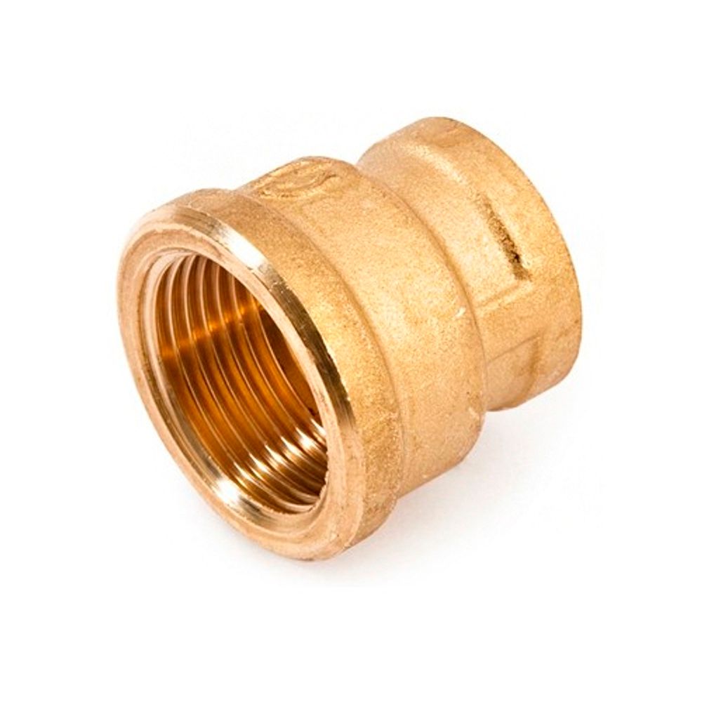 Муфта латунная резьбовая переходная STOUT - 1&quot; x 3/8&quot;