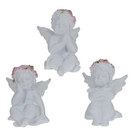 GAEM Фигурка декоративная "Ангел" (блок 6 шт), L4 W4,5 H4,5 см, 3в.