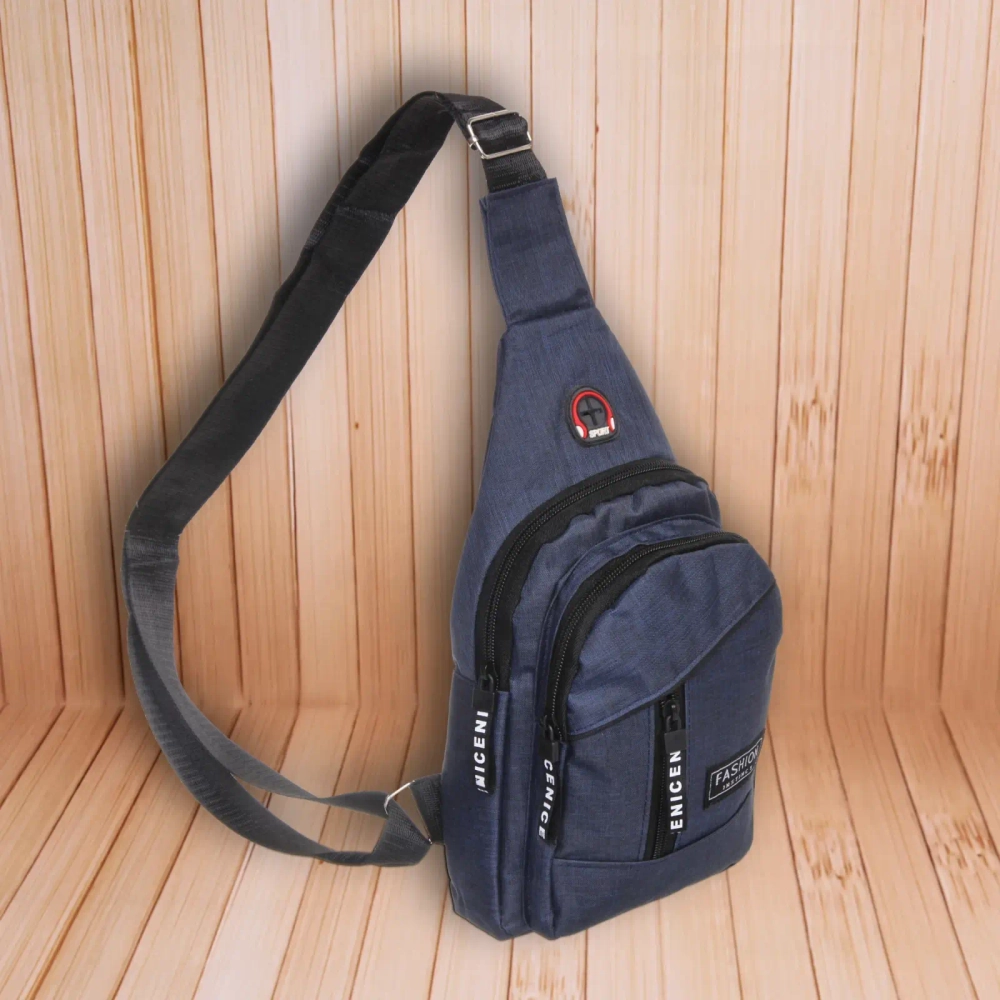 Сумка - мессенджер «Element - hit», цвет синий, два отделения, 30*17*5см