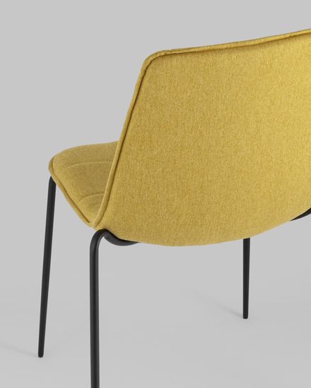 Стул Мелани рогожка желтый