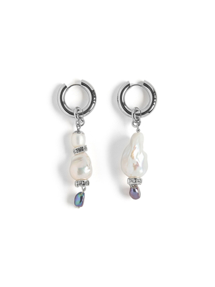 Серьги "Petrol Drop" Silver