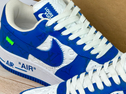 Louis Vuitton x Nike Air Force 1 White Team Royal