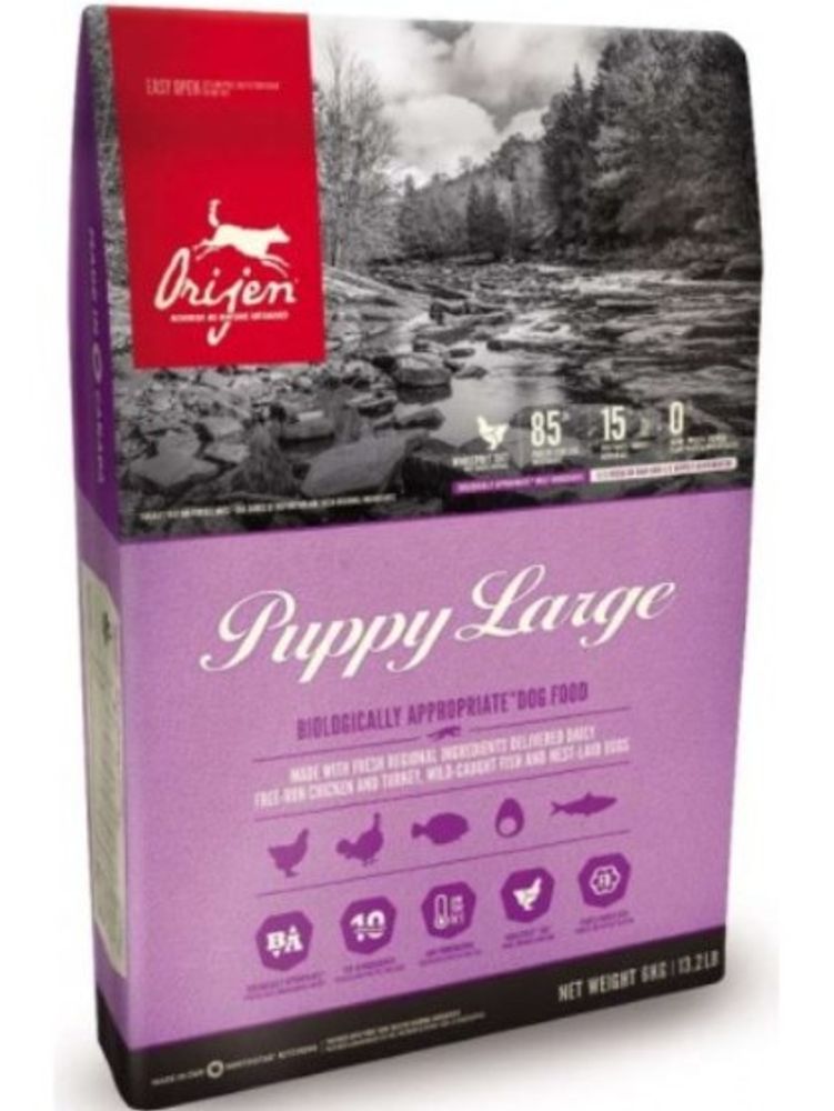 *ОРИДЖЕН ПАППИ ЛАДЖ (85/15)/корм для щенков всех пород/ 340г