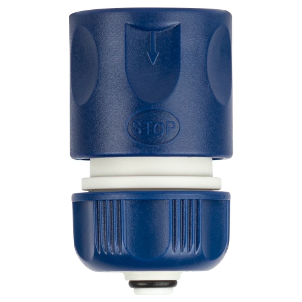 Коннектор GREEN APPLE GAES20-05 для шланга с аквастопом 1/2 12 мм