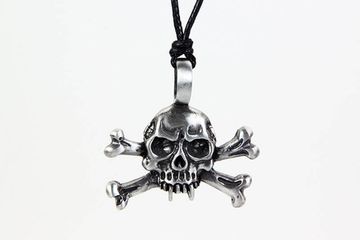 Кулон Череп с костями и зубами