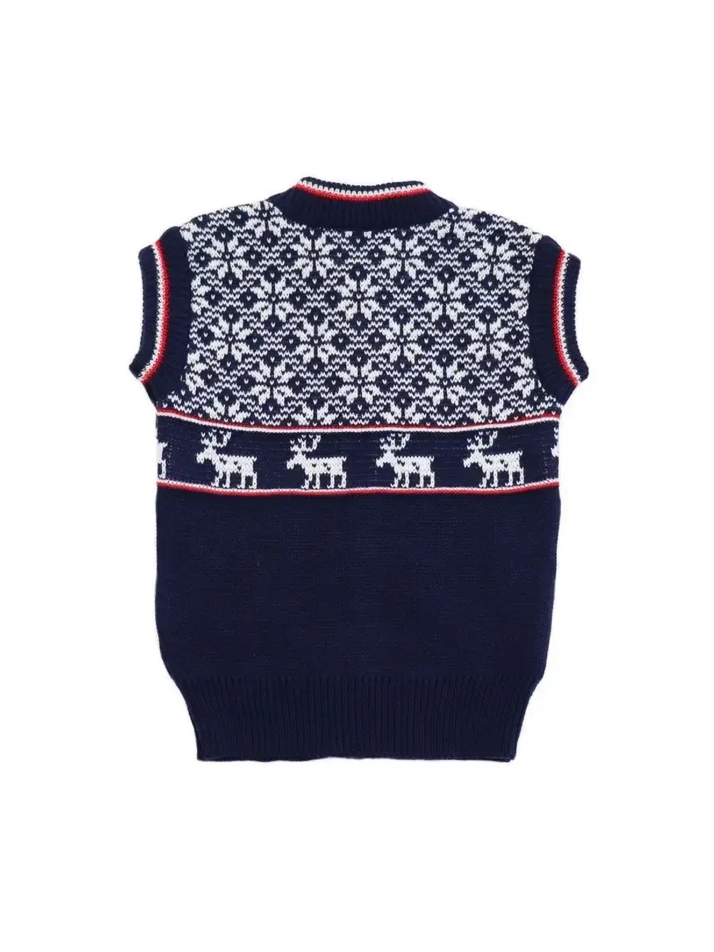 Жилет вязаный