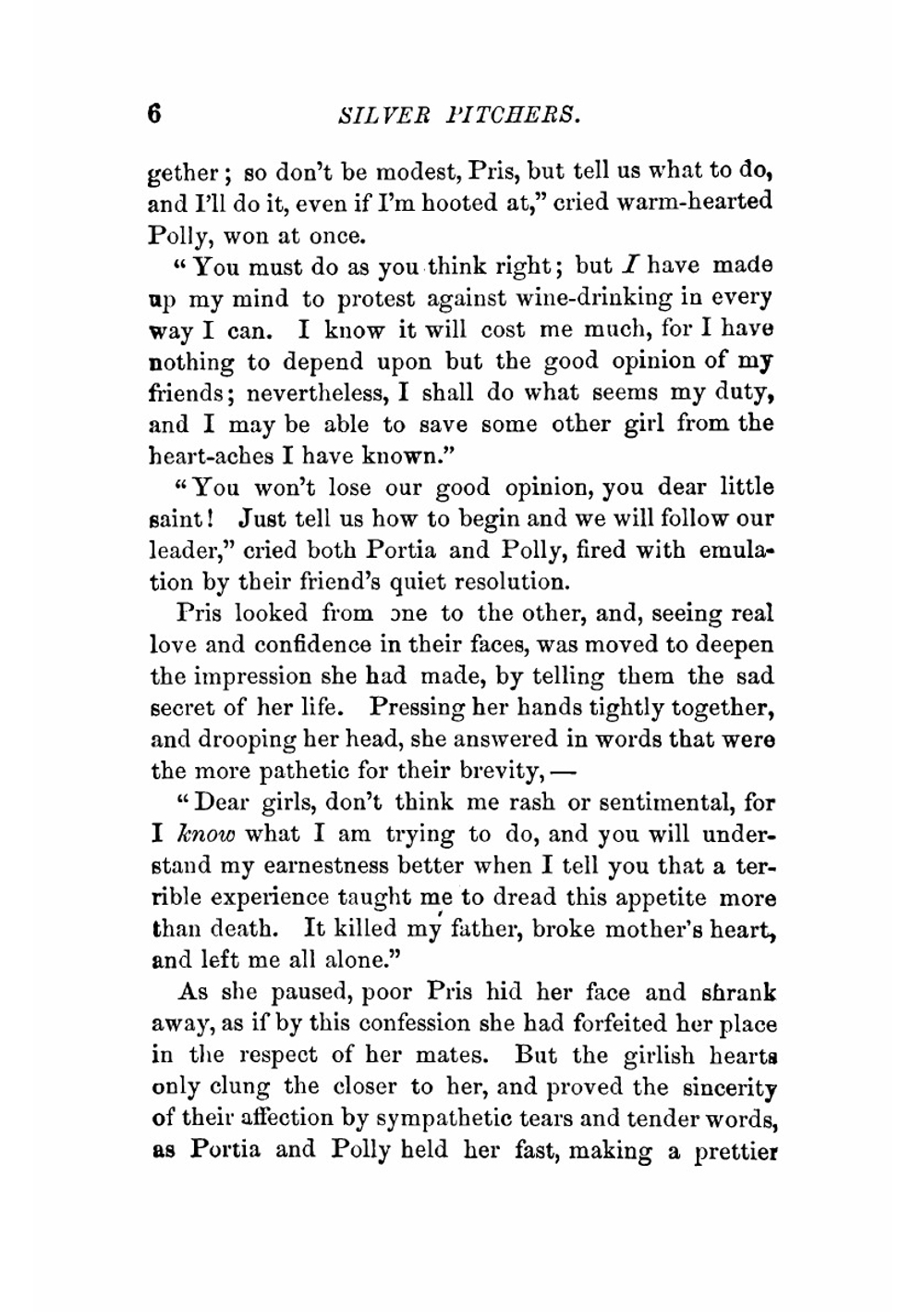 Silver pitchers. And, Independence: a centennial love story | Alcott Louisa May