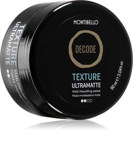 Montibello Decode Texture Ultramatte - прозрачная паста для укладки с сильными фиксирующими и матирующими свойствами /   90  ml  / GTIN 8429525416226
