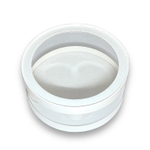 Коробка для тортов и пирожных ТУБУС с прозрачной крышкой диам.240мм выс.100мм (белая) НОВЫЙ ДИЗАЙН