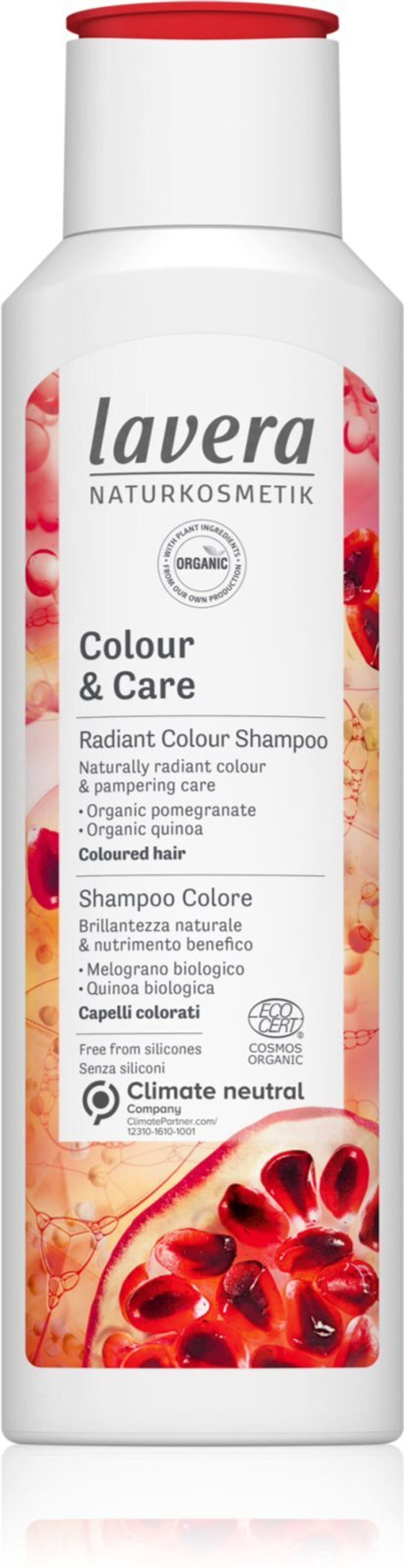 Lavera Colour & Care - шампунь для окрашенных волос /   250  ml  / GTIN 4021457647811