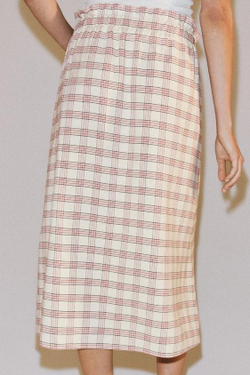 ZARA ЮБКА МИДИ В КЛЕТКУ — ZW COLLECTION, РАЗНОЦВЕТНЫЙ