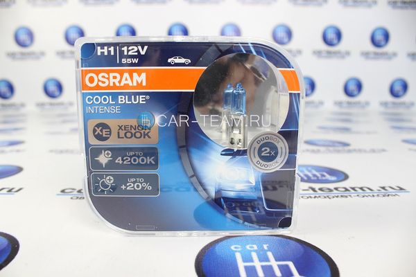 Автолампы "Osram " H1 Cool Blue Intense / 64150CBI-HCB