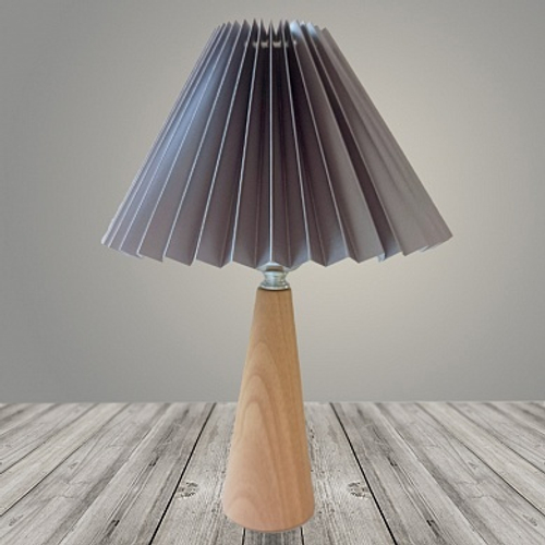 2106+103 h40см серый абажур 1х40W E27 Лампа настольная (1) Сделай сам