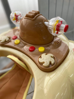 Ходунки SBL 5301 T1 (Teddy Bear), бежевый (силиконовые колеса)