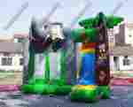 Коммерческий надувной батут "Слоник" с крышей