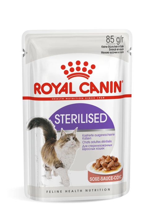 Влажный корм Royal Canin Sterilised для стерилизованных кошек, в соусе, 85 г