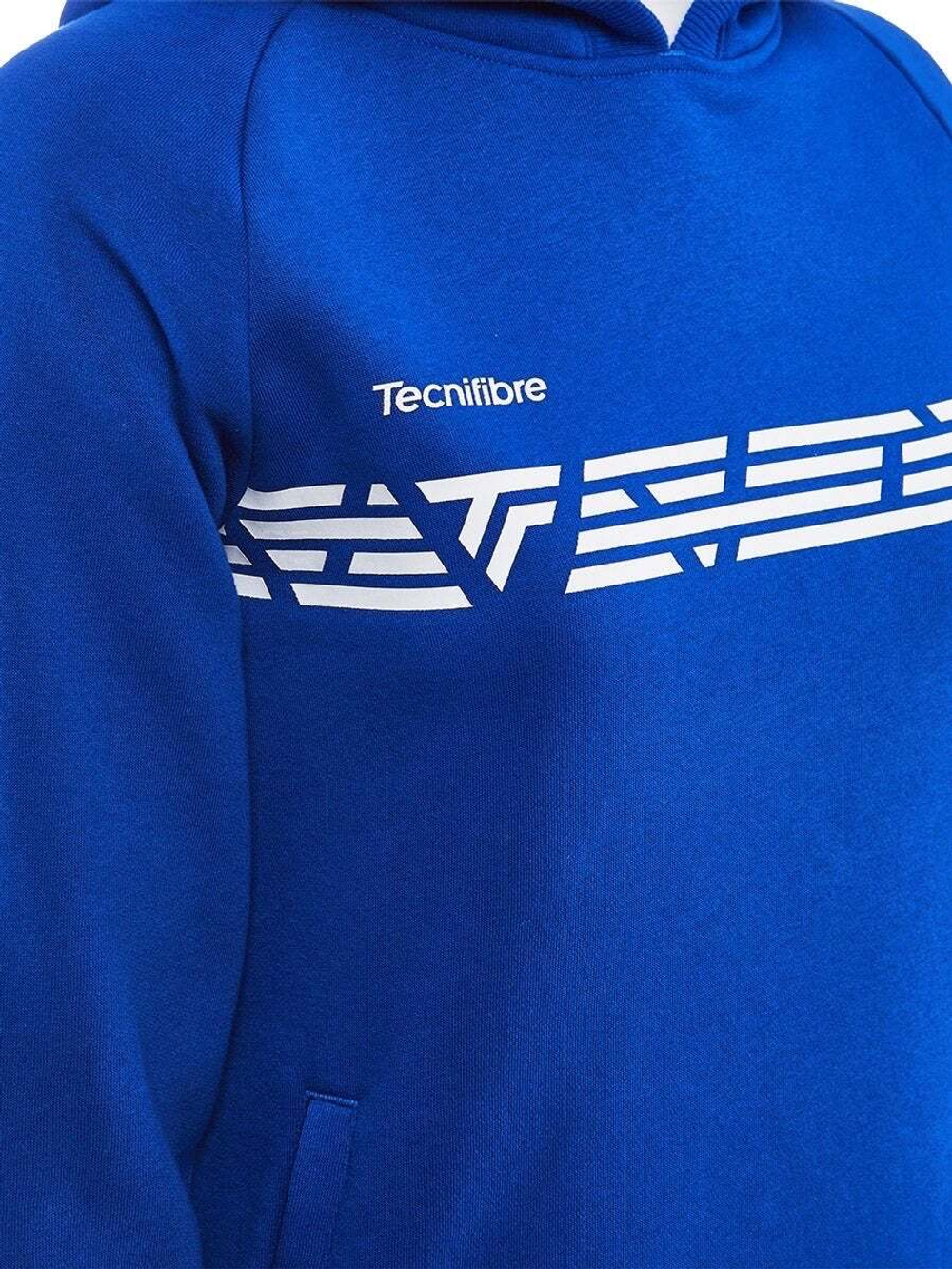 Мужская теннисная кофта Tecnifibre Fleece Hoodie - royal blue