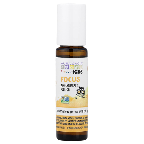 Aura Cacia, Kids, шариковые шариковые ароматизаторы, для концентрации внимания, 9,2 мл (0,31 жидк. унц.)