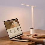 Настольная лампа Baseus Rechargeable Folding Reading Desk Lamp (Smart Light) - White