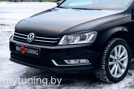 Реснички на фары для Volkswagen Passat B7