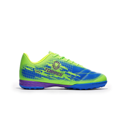 Бутсы футбольные (многошиповки) детские TORRES COPA KID, TS234238-350-30, р.30, салатово-синий