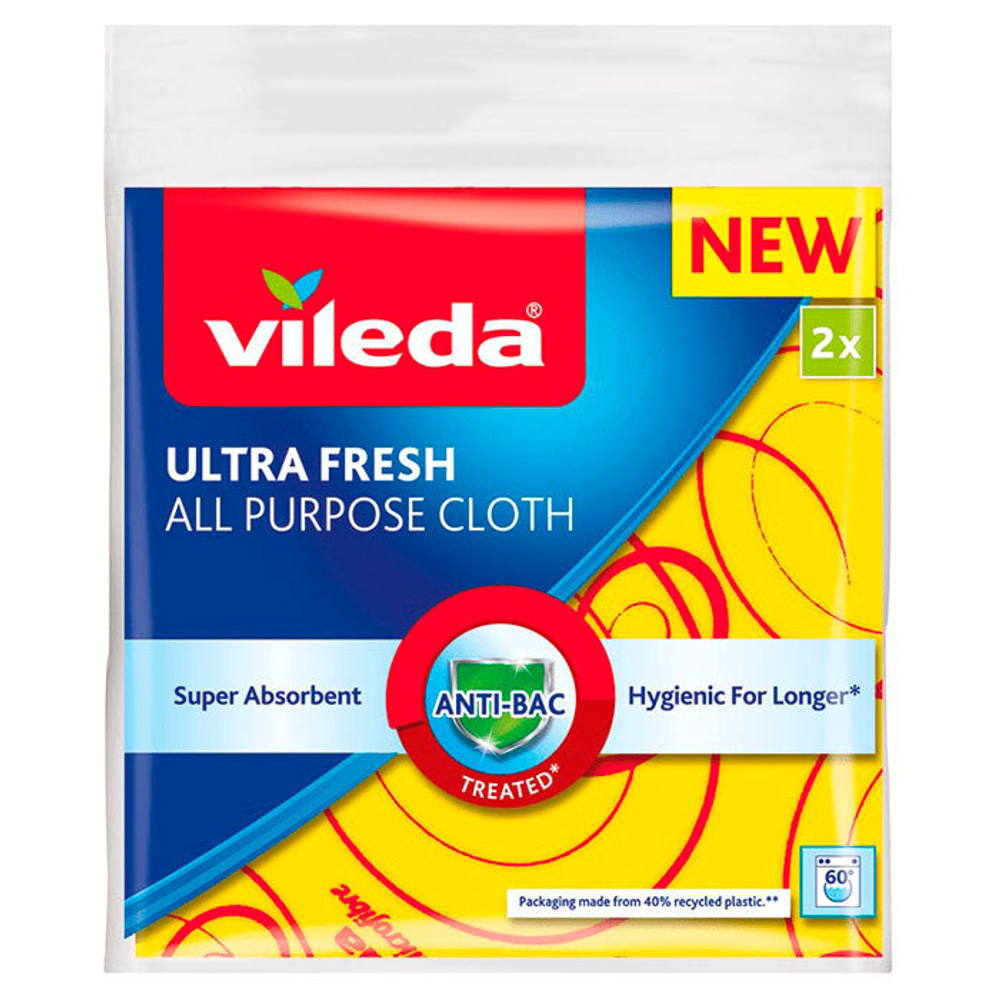 Салфетка микрофибра Ultra Fresh High 2шт (172525)9593