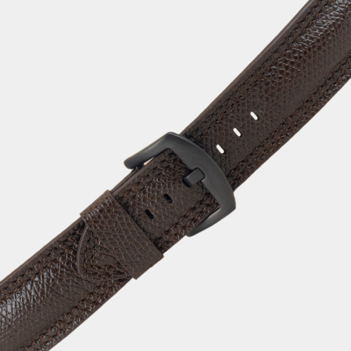 Ремешок для Apple Watch Ultra 49mm из кожи сафьяно, коричневого цвета