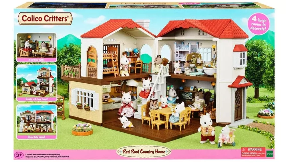 Дом Calico Critters / Sylvanian Red Roof Country Home-Cottage