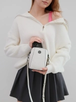 Сумка через плечо маленькая кросс боди для телефона кожаная