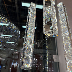 Подвесной светильник Cloyd ELATA P1 / выс. 38 см - хром (арт.11559)