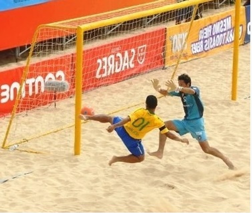 Сетка для футбольных ворот 5 м, толщина нити 5,0 мм