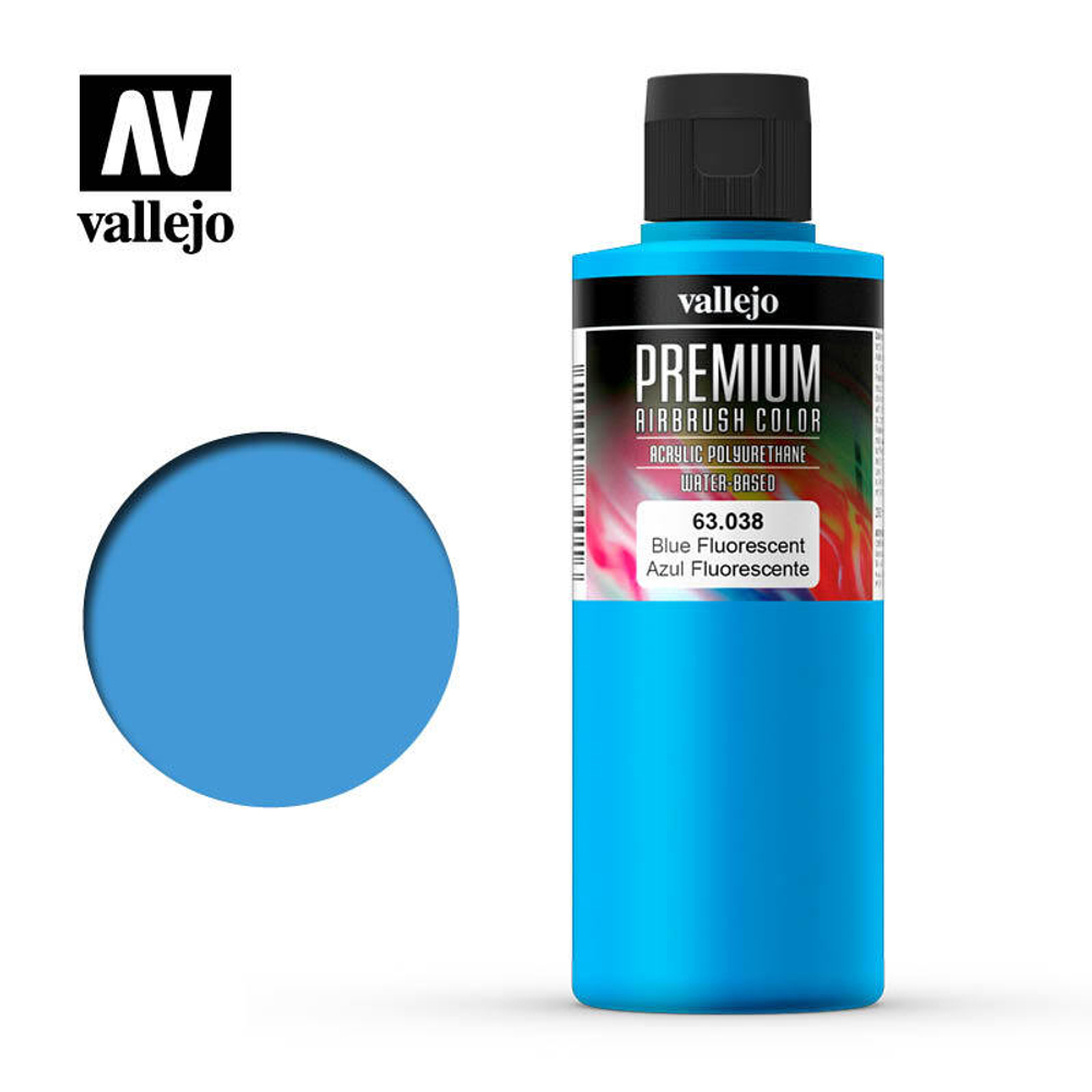 Premium color 200ml - Fluorescent Blue