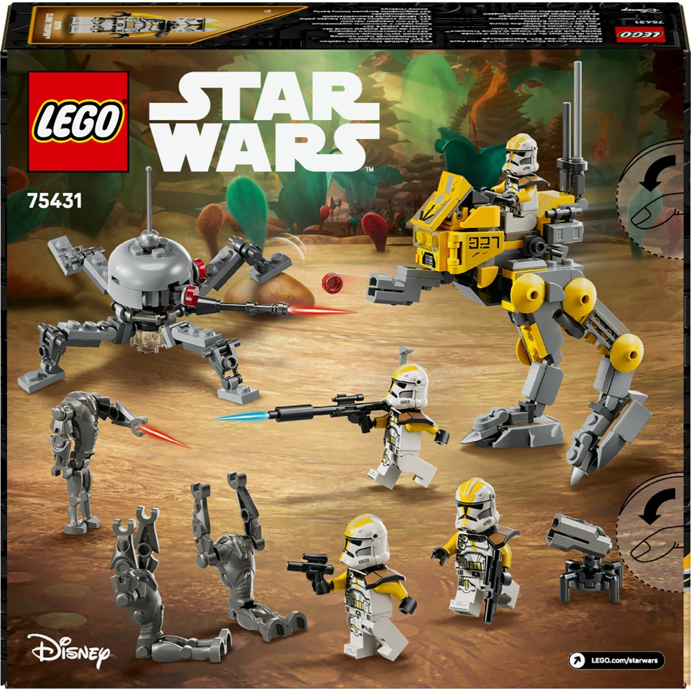 LEGO Star Wars - Боевой набор - клоновые солдаты из 327-го галактического корпуса 75431