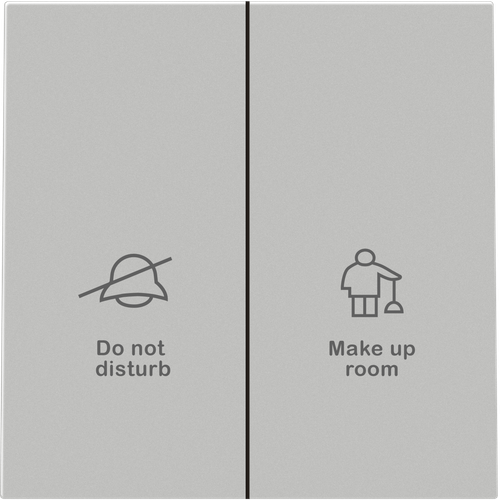 Клавиша 2-я с символами DND/MUR, матовый серый, серия R98