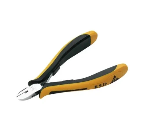 NWS Бокорезы для электроники 115 мм, закруглен. C1,2 Н0,6 Р0,4 ручки ESD