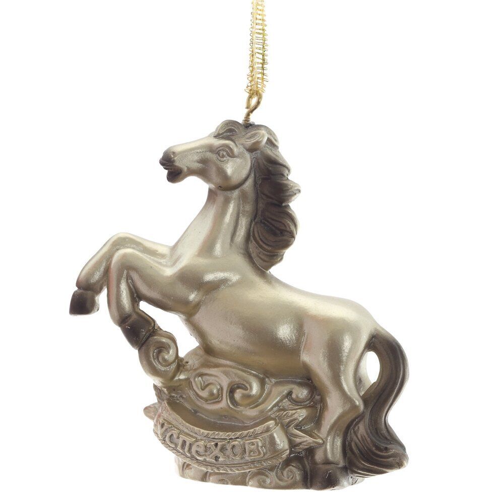 GAEM Фигурка декоративная подвесная "Лошадка", L6,5 W3 H7 см, 4в.