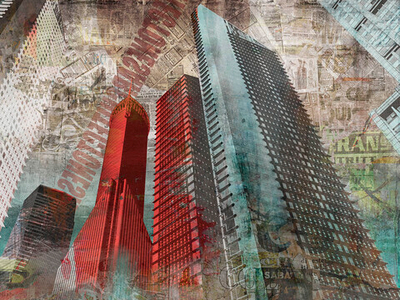 Дизайнерские обои Wall Street GRUNGE