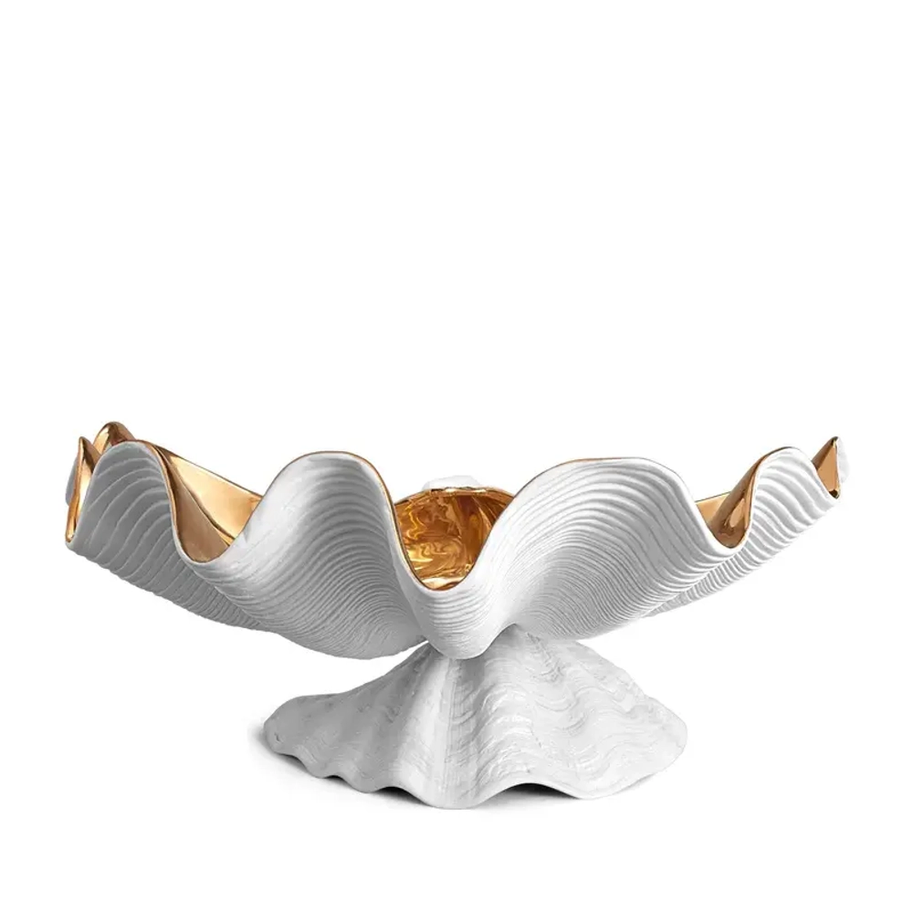 Чаша L'Objet Neptune White Gold (37 x 27 см)
