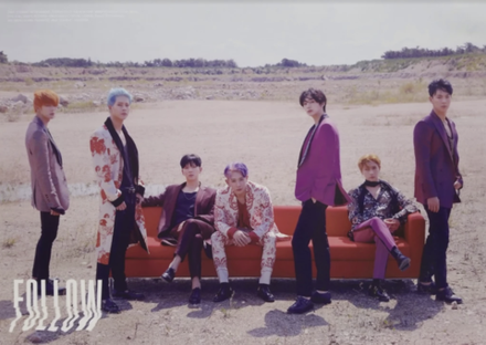 Официальный постер Monsta X - Follow: Find you (2 версия)