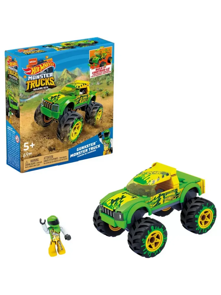 Конструктор Hot Wheels Монстр-трак Гангстер HDJ94