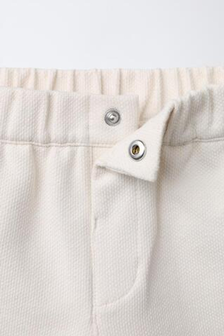 ZARA ШОРТЫ-БЕРМУДЫ, ЭКРЮ