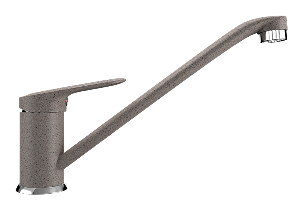 Смеситель низкий песочный U-004 иск.камень