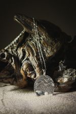 Подвеска Море, я скучаю с перламутром